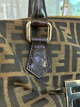 Load image into Gallery viewer, Tobacco Zucca Print Canvas Mia Large Tote Bag
