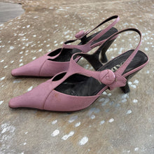 Load image into Gallery viewer, Leather T-Strap Kitten Heels

