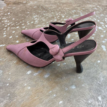 Load image into Gallery viewer, Leather T-Strap Kitten Heels
