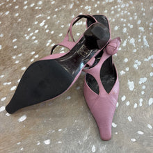 Load image into Gallery viewer, Leather T-Strap Kitten Heels
