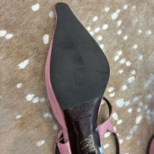 Load image into Gallery viewer, Leather T-Strap Kitten Heels

