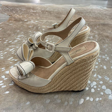 Load image into Gallery viewer, Leather Bow Accent Espadrilles
