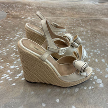 Load image into Gallery viewer, Leather Bow Accent Espadrilles
