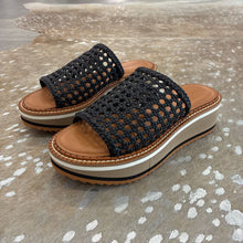 Load image into Gallery viewer, NIB Fausta Woven Leather Platform Wedges
