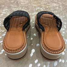 Load image into Gallery viewer, NIB Fausta Woven Leather Platform Wedges

