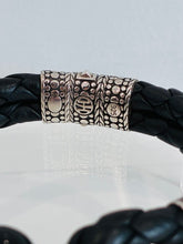 Load image into Gallery viewer, Leather Dot Woven Bracelet
