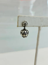Load image into Gallery viewer, Silver Dot Dangling Earring Studs
