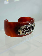 Load image into Gallery viewer, Dot Collection Red Agate Stone Cuff
