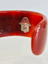 Load image into Gallery viewer, Dot Collection Red Agate Stone Cuff
