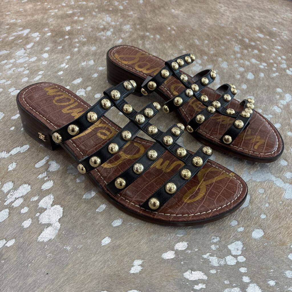 Juniper Leather Studded Sandals