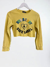 Load image into Gallery viewer, Blue Label Long Sleeve Cropped Top
