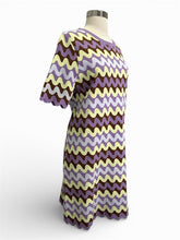 Load image into Gallery viewer, NWT Wave Jacquard Knit Midi T-Shirt Dress
