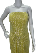 Load image into Gallery viewer, NWT Sequined Strapless Column Gown
