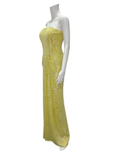 Load image into Gallery viewer, NWT Sequined Strapless Column Gown
