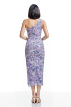 Load image into Gallery viewer, NWT Magnolia One-Shoulder Bead and Sequin Midi Dress
