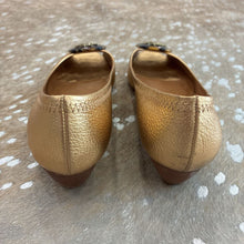 Load image into Gallery viewer, Tumbled Wedge Tortoise Shell Peep Toe
