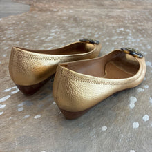 Load image into Gallery viewer, Tumbled Wedge Tortoise Shell Peep Toe
