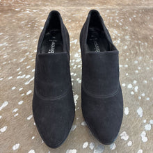 Load image into Gallery viewer, Marvin K Rosette Suede Ankle Booties
