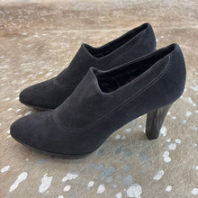 Load image into Gallery viewer, Marvin K Rosette Suede Ankle Booties
