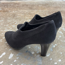 Load image into Gallery viewer, Marvin K Rosette Suede Ankle Booties
