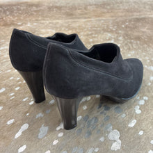 Load image into Gallery viewer, Marvin K Rosette Suede Ankle Booties
