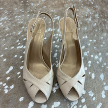 Load image into Gallery viewer, Patent Peekaboo Slingback Sandals
