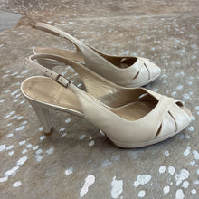 Load image into Gallery viewer, Patent Peekaboo Slingback Sandals
