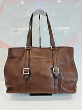 Load image into Gallery viewer, Antique Leather Buckle Tote
