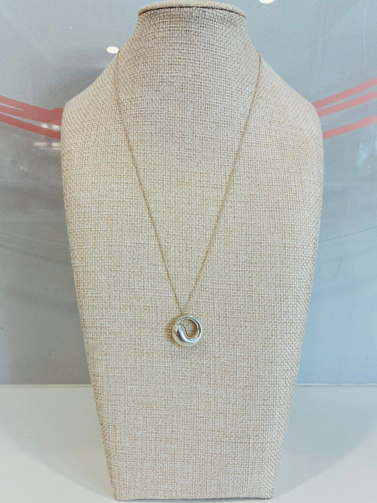 Elsa Peretti Eternal Circle Pendant Necklace