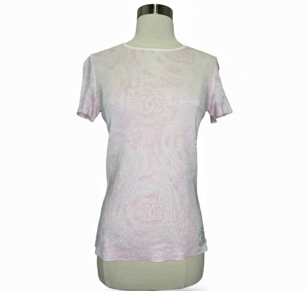 09C CC Logo T-Shirt Knit Top