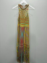 Load image into Gallery viewer, Woven Fringed Midi Dress
