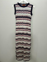 Load image into Gallery viewer, Zig-Zag Striped Maxi Dress
