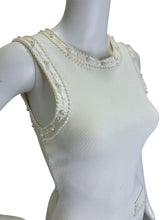 Load image into Gallery viewer, NWT Pearl Bead Knit Maxi Dress
