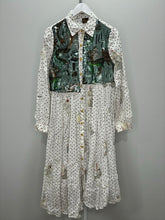 Load image into Gallery viewer, Paula&#39;s Ibiza Sequined Linen Shirt Dress
