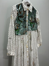 Load image into Gallery viewer, Paula&#39;s Ibiza Sequined Linen Shirt Dress
