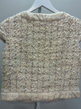 Load image into Gallery viewer, Tweed Short-Sleeve Jacket Textured Boucle Couture Style
