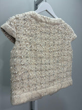 Load image into Gallery viewer, Tweed Short-Sleeve Jacket Textured Boucle Couture Style

