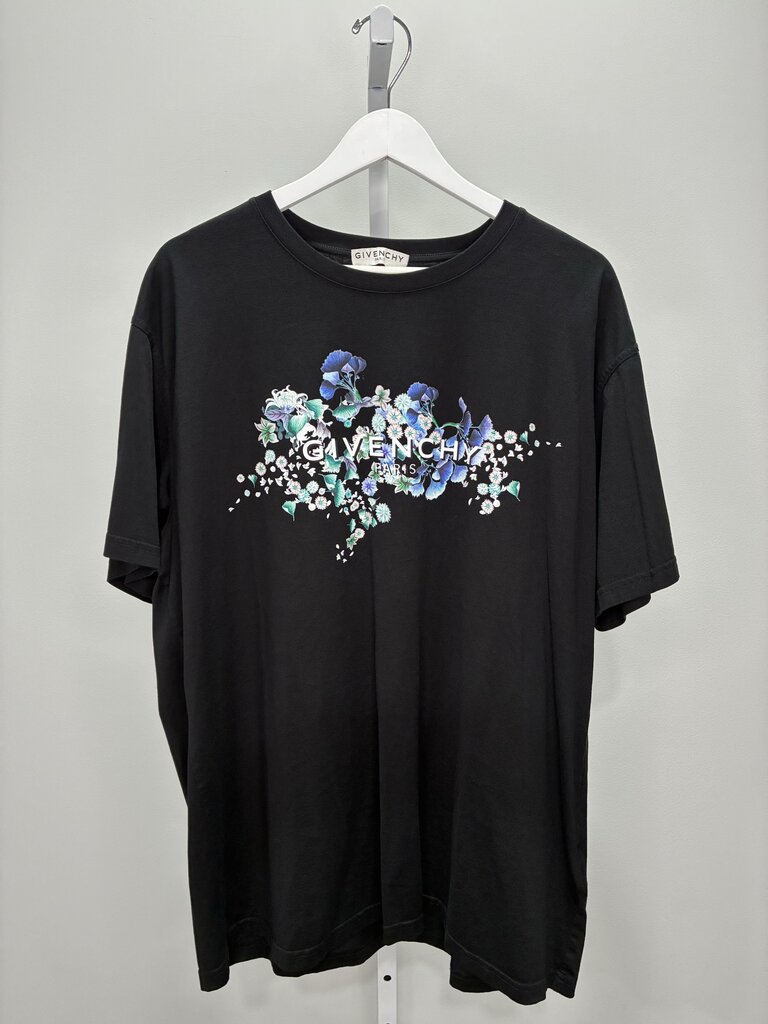 Floral Paris Print T Shirt