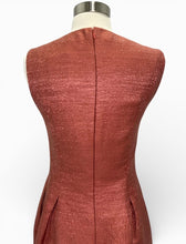 Load image into Gallery viewer, Fit and Flare Cocktail Metallic Dress
