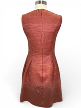 Load image into Gallery viewer, Fit and Flare Cocktail Metallic Dress
