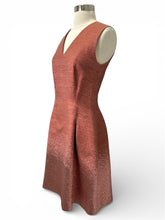 Load image into Gallery viewer, Fit and Flare Cocktail Metallic Dress
