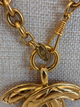 Load image into Gallery viewer, Coco Mark CC Matelassé Logo Necklace
