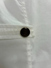 Load image into Gallery viewer, Vintage Cotton V-Neck Blouse with Buttoned Empire Waist

