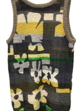 Load image into Gallery viewer, Mohair Blend Long Floral Vest Dress
