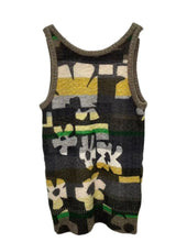 Load image into Gallery viewer, Mohair Blend Long Floral Vest Dress
