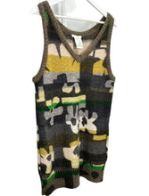 Load image into Gallery viewer, Mohair Blend Long Floral Vest Dress
