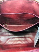Load image into Gallery viewer, Lambskin V Stitch Chevron Boston Bag
