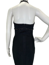 Load image into Gallery viewer, NWT Sequin Bandage Halter Neck Mini Dress
