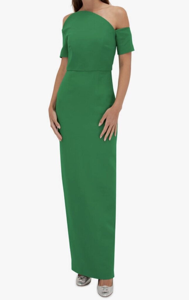 NWT Wool and Silk Asymmetric Maxi Dress