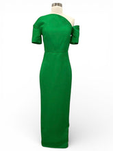 Load image into Gallery viewer, NWT Wool and Silk Asymmetric Maxi Dress
